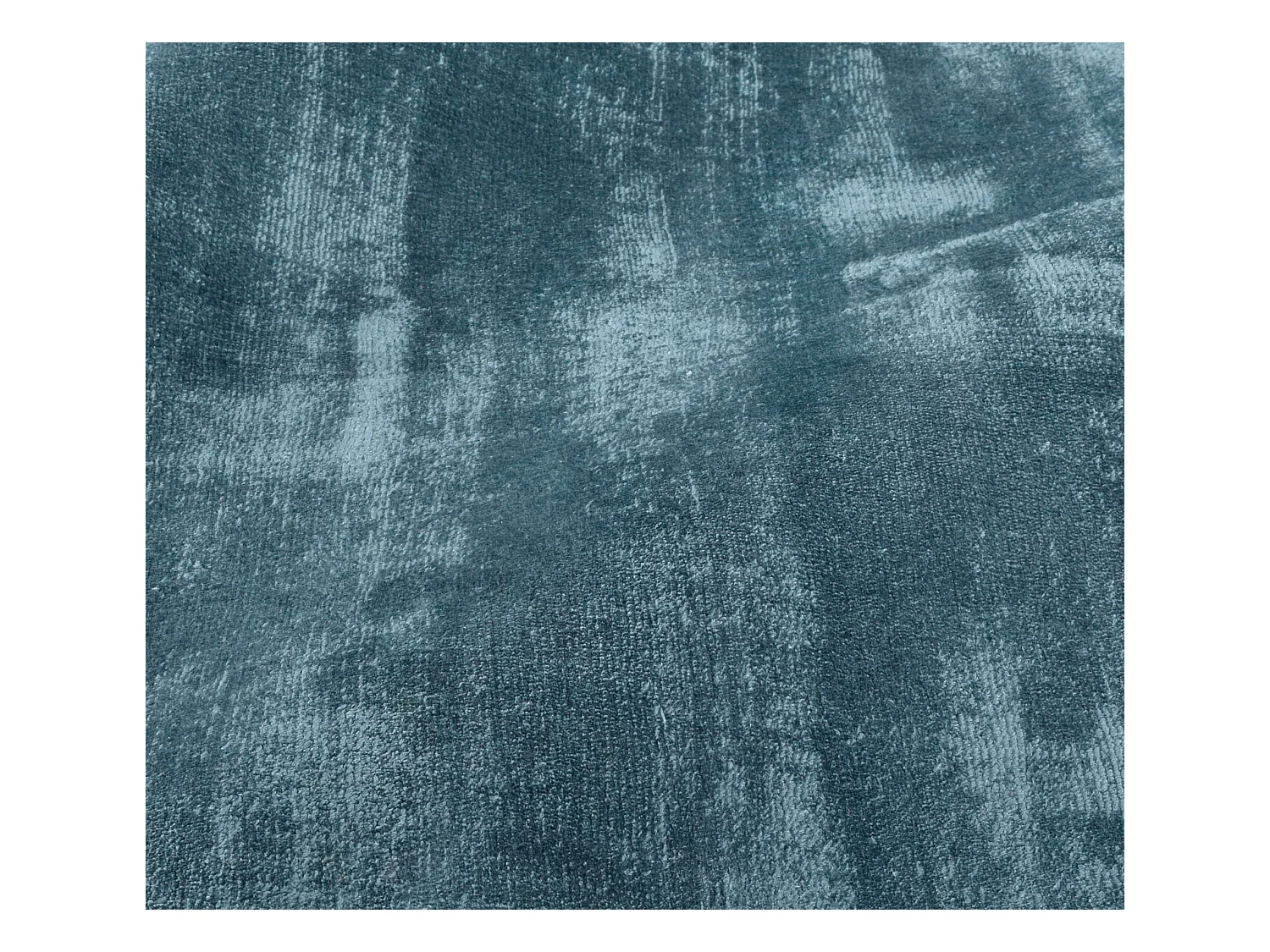 Tapis en viscose tissé à la main 140x200 cm aqua Shine