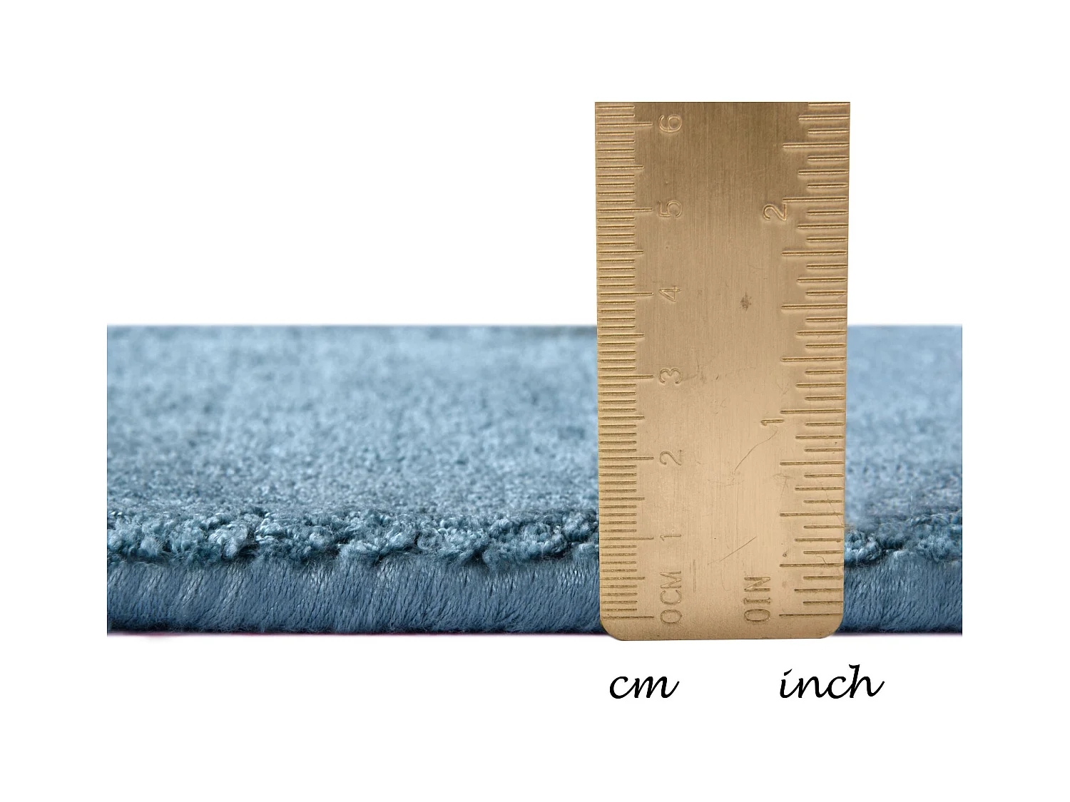 Tapis en viscose tissé à la main 140x200 cm aqua Shine
