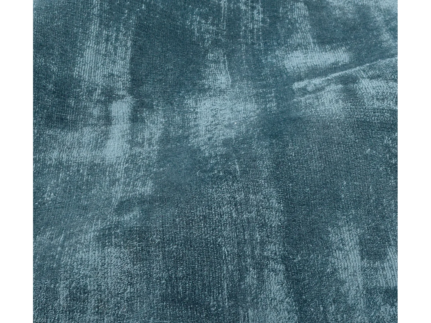 Tapis en viscose tissé à la main 140x200 cm aqua Shine