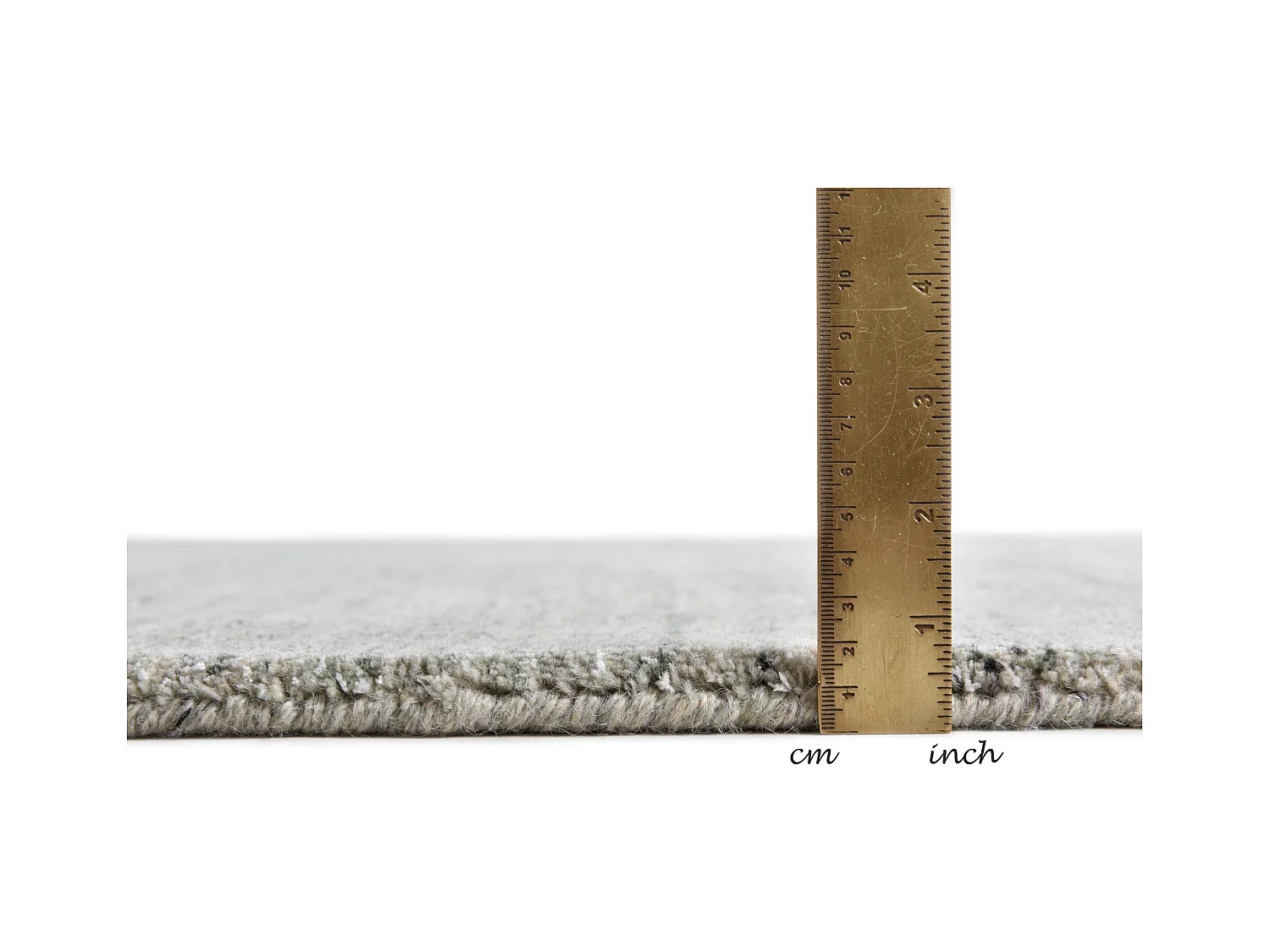 Tapis tissé à la main en laine et viscose 170x240 cm vert Sandiego