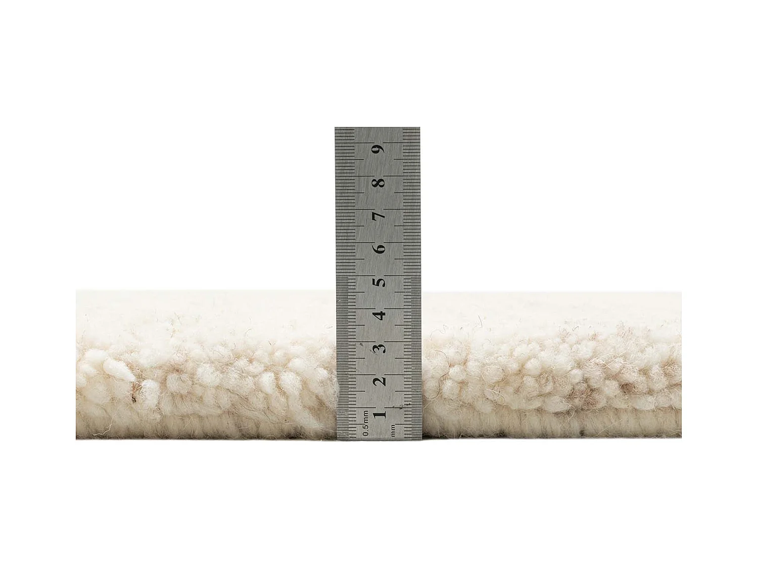 Tapis berbère noué à la main en laine 170x240 cm jaspe Maloronga