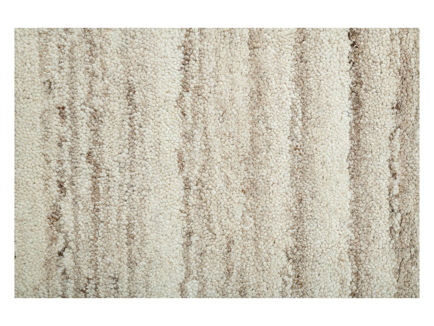 Handgetufteter Wollteppich im Berber Stil 70x620 cm Melange Royal Berber