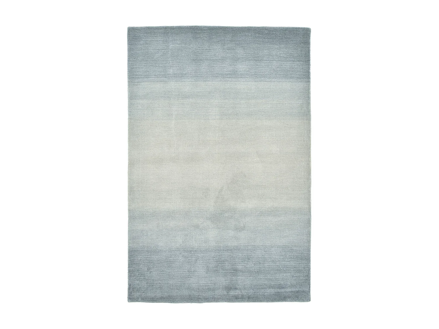 Tapis en laine avec dégradé de couleurs 90x160 cm gris Wool Comfort