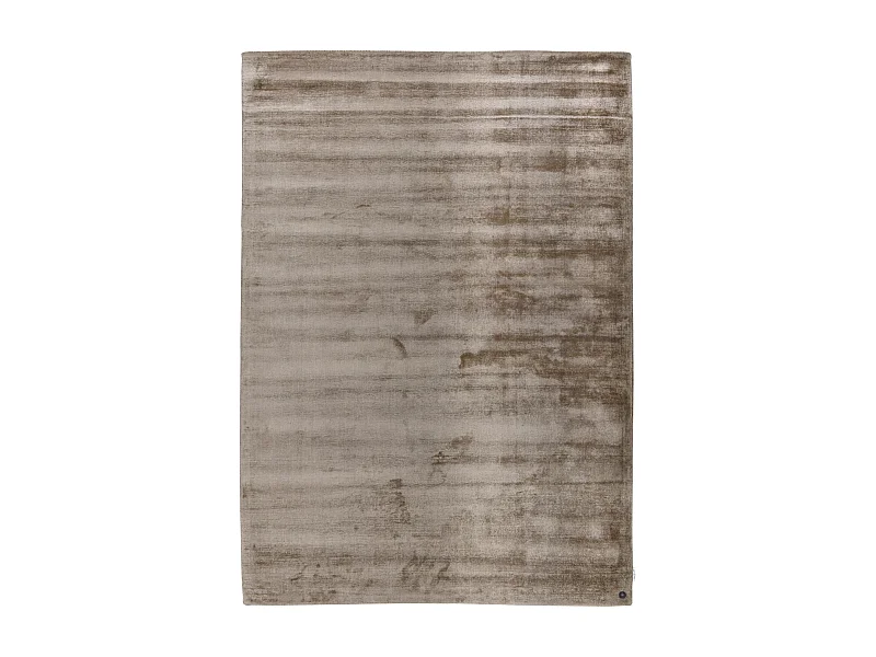 Handgewebter Viskoseteppich 190x290 cm Beige Shine