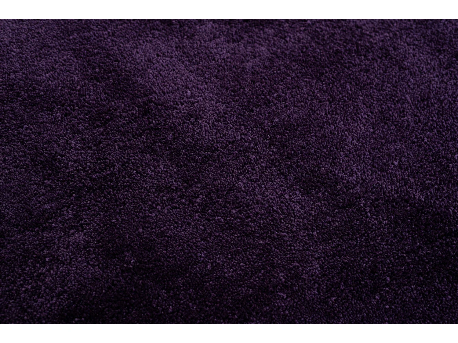 Tapis Shaggy tufté à la main 140x140 cm violette Cozy