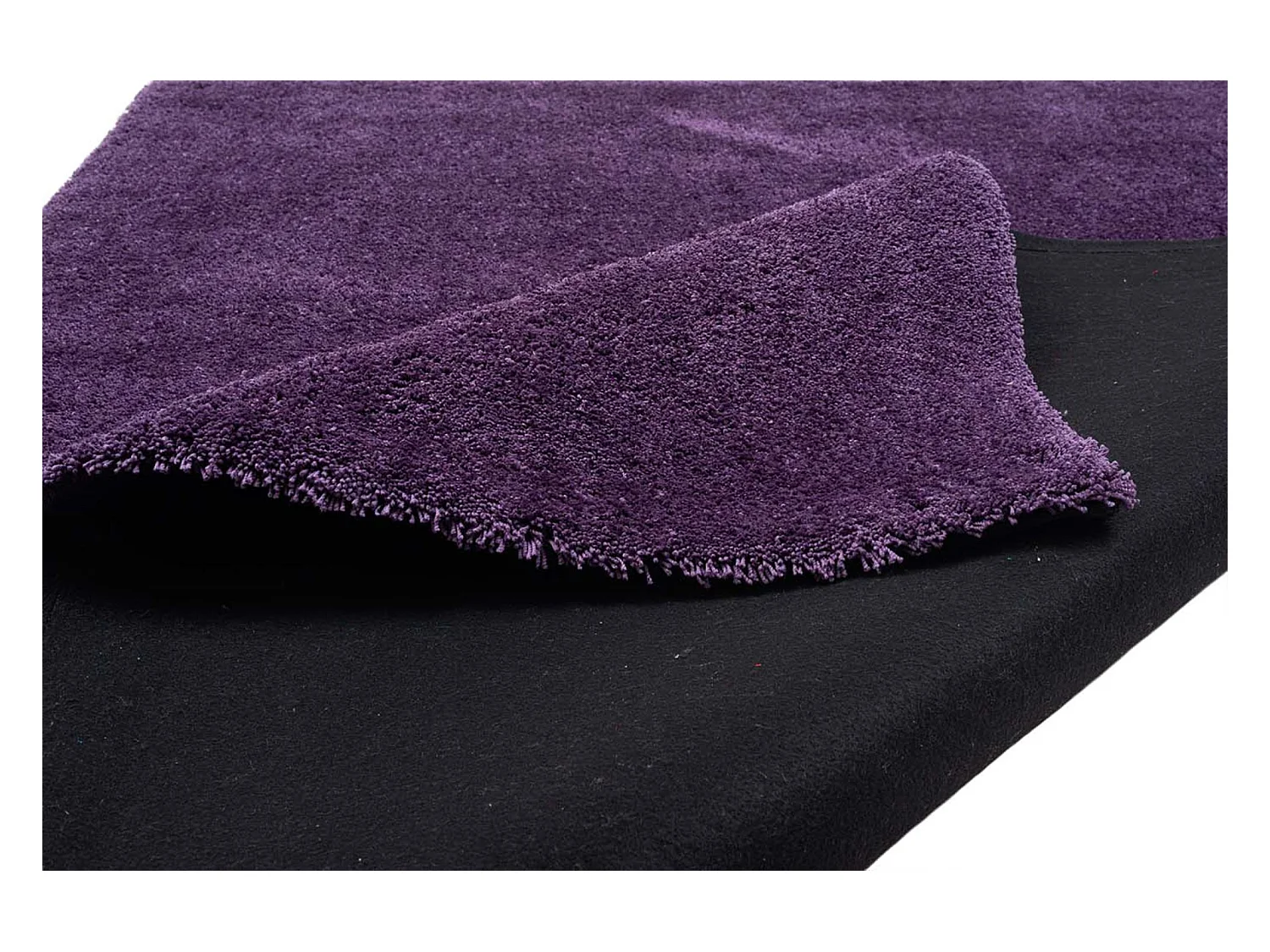 Tapis Shaggy tufté à la main 50x80 cm violette Cozy