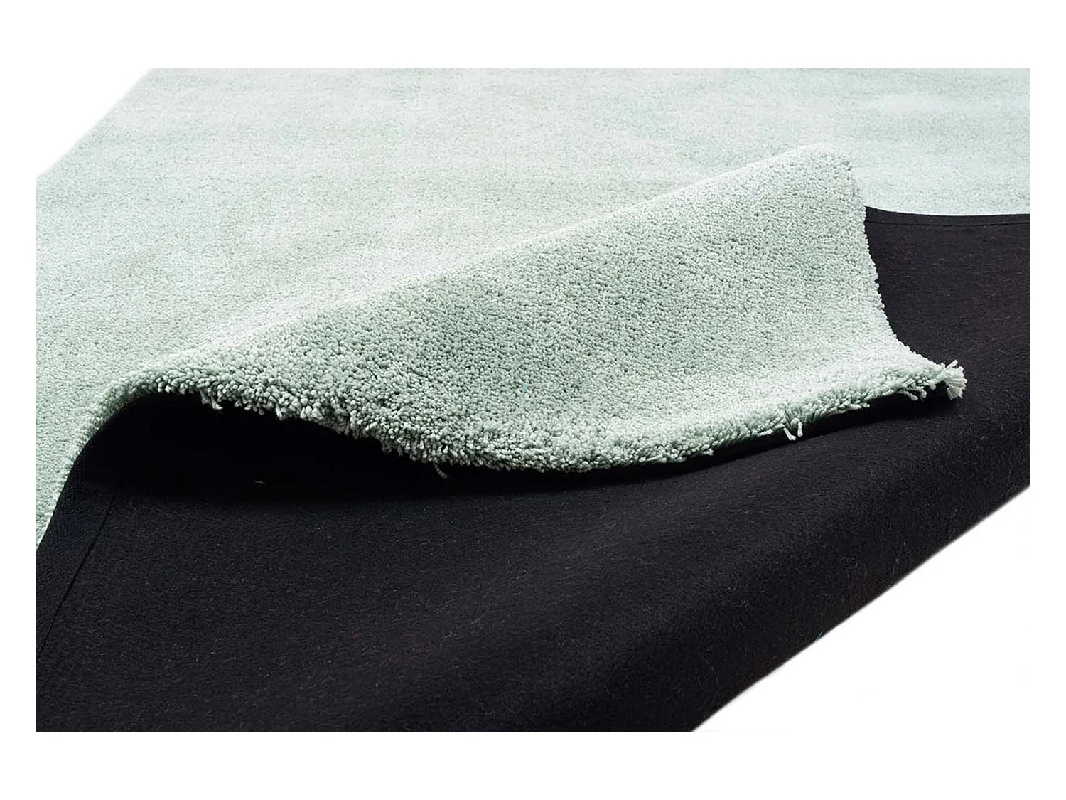 Tapis Shaggy tufté à la main 160x230 cm menthe Cozy