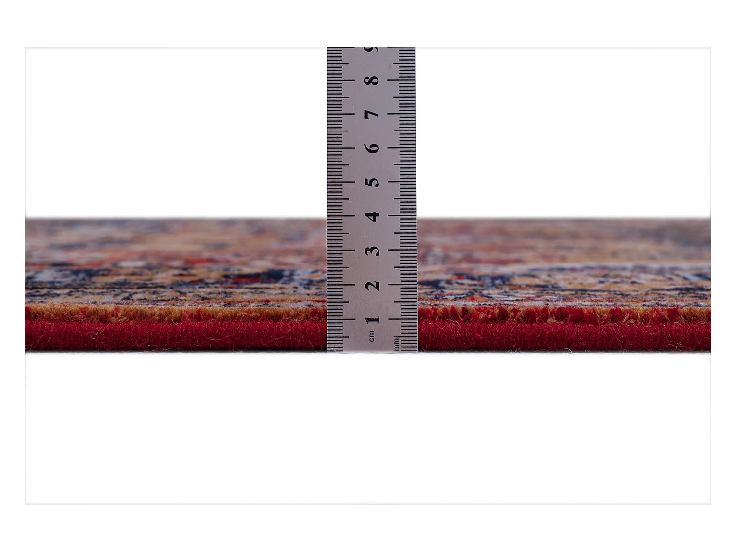 Gewebter Orienteppich aus Wolle 200x290 cm Rot Saharna