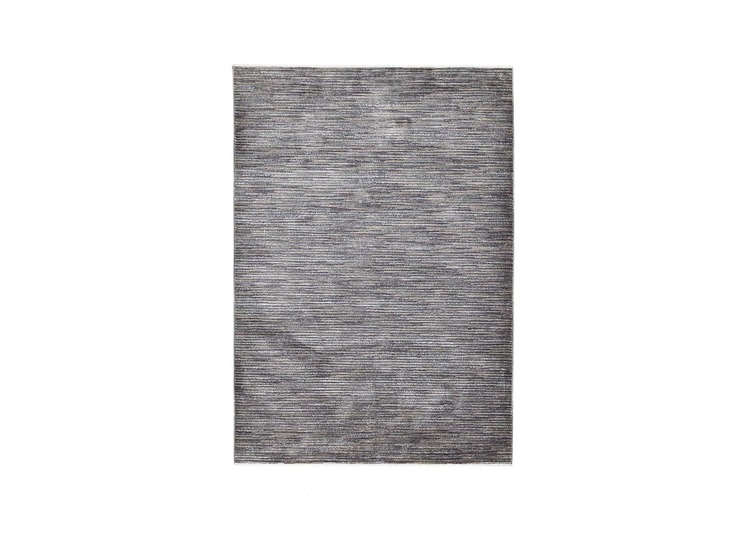 Vlak geweven tapijt in kort-look 190x240 cm donkergrijs Corduletta