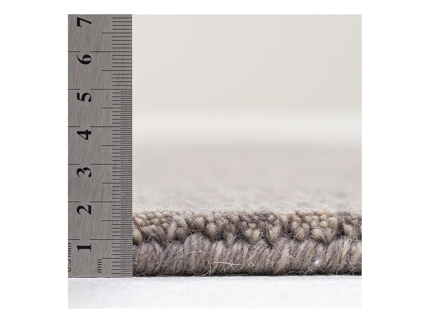 Tapis UNI tissé à la main  250x350 cm gris Holi