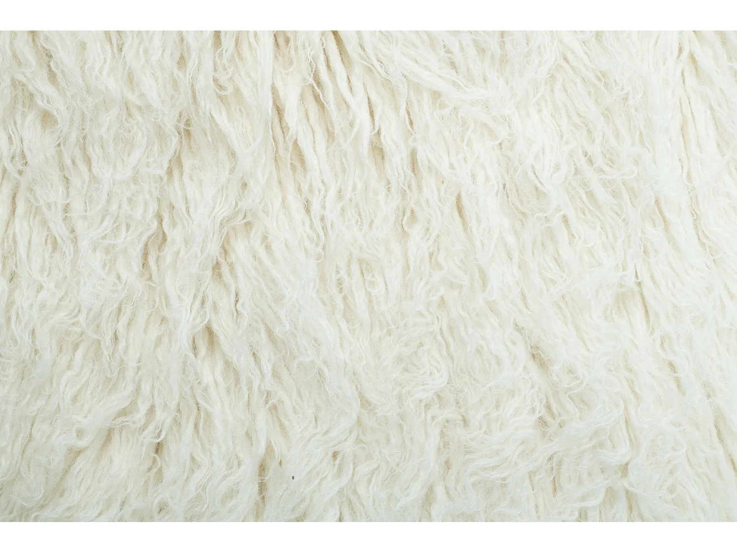 Tapis Flokati provenant de Grèce 120x180 cm natural Flokos XXL