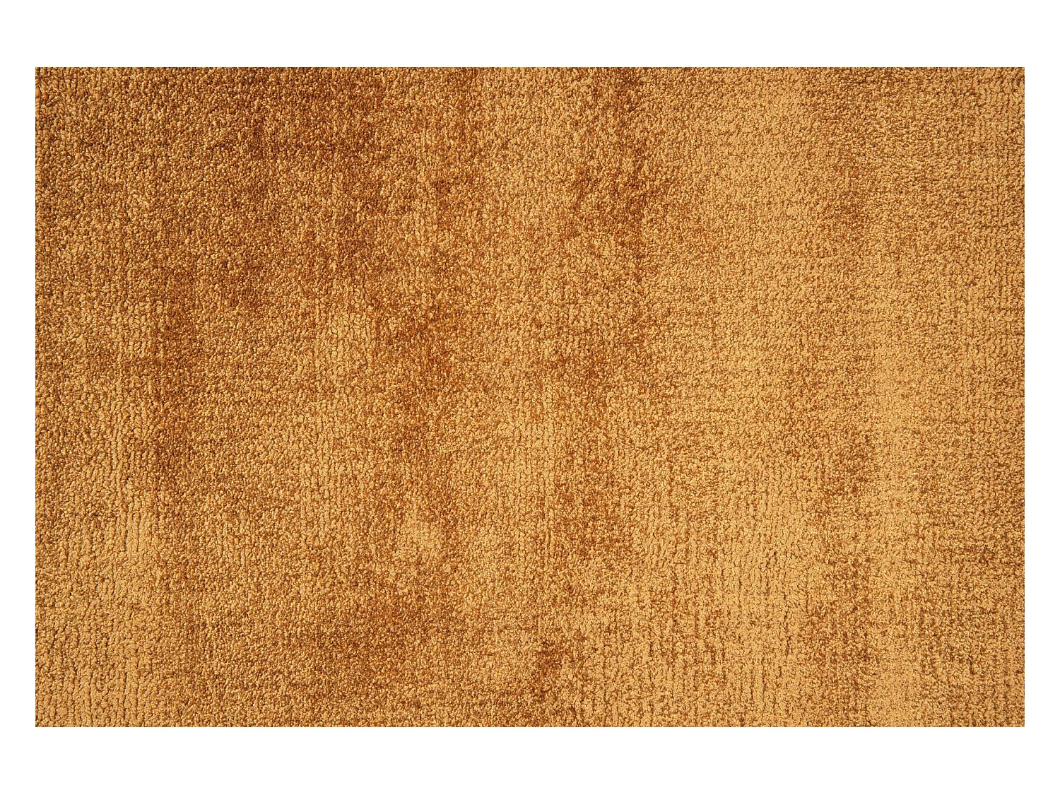 Tapis en viscose tissé à la main 65x135 cm ocre Shine