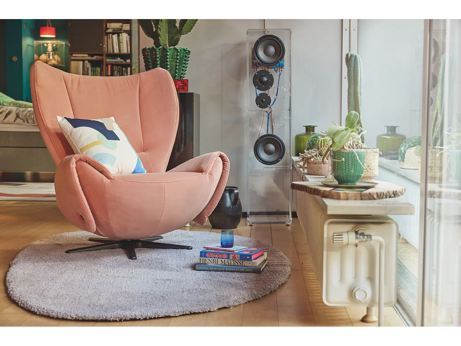 Tapis Shaggy tufté à la main 135x200 cm gris Cozy