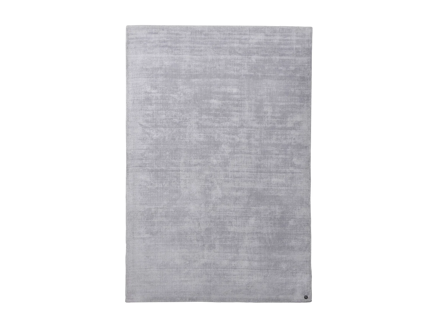 Tapis en viscose tissé à la main 85x155 cm argent Shine