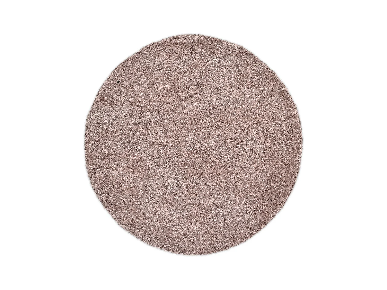 Tapis Shaggy tufté à la main 140x140 cm beige Cozy