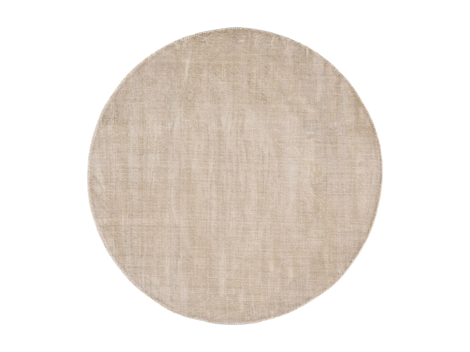 Tapis tissé à la main en viscose150x150 cm crème Star