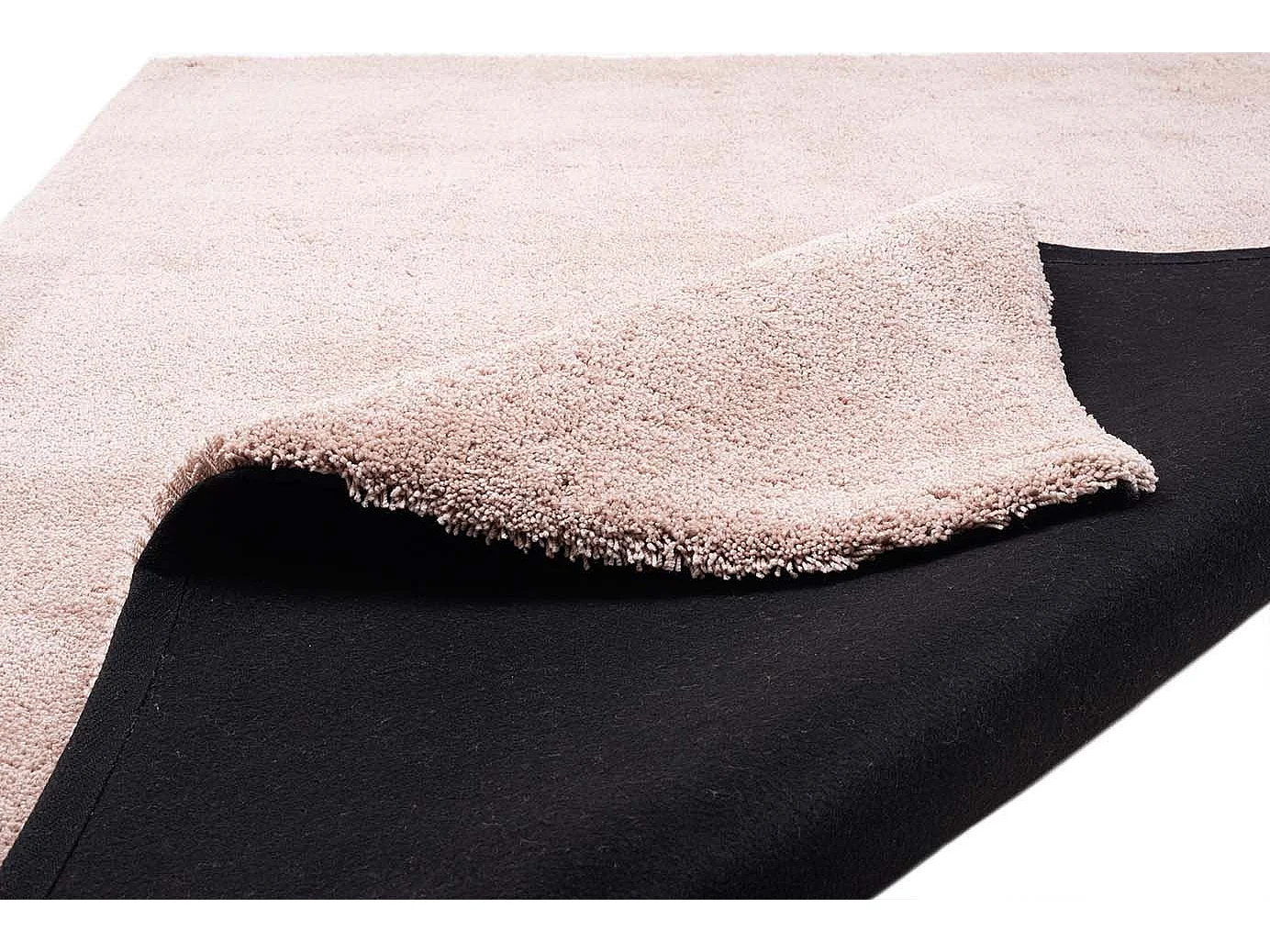 Tapis Shaggy tufté à la main 160x230 cm beige Cozy