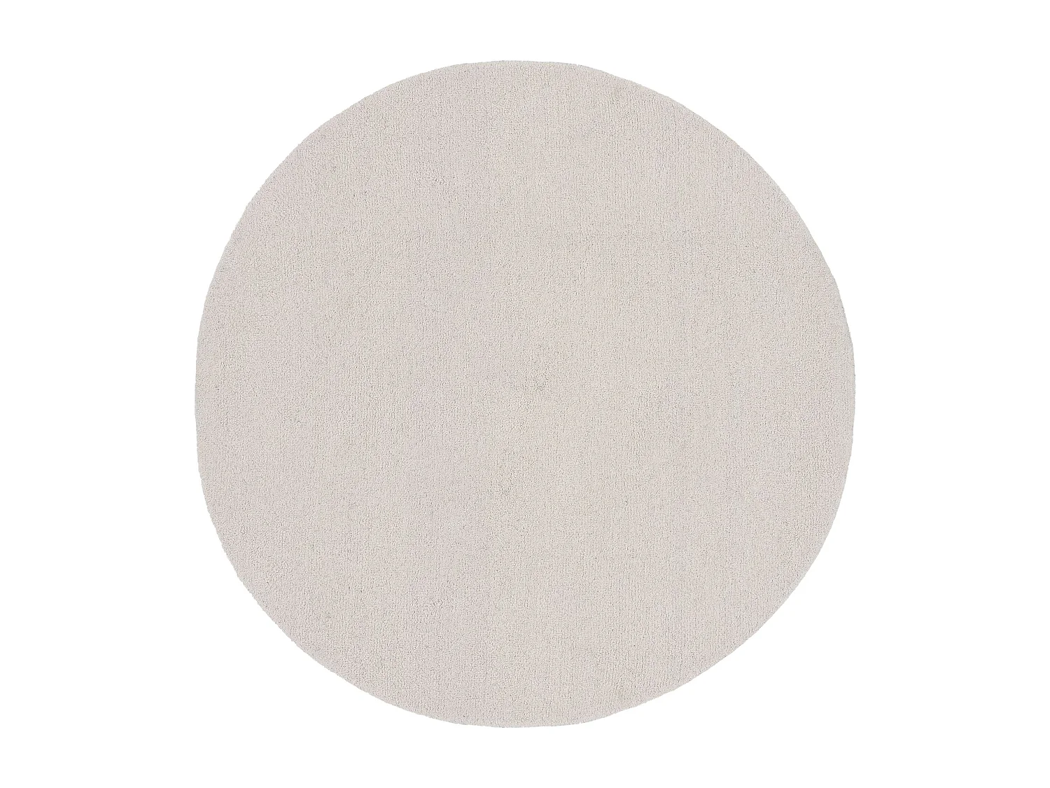 Tapis en laine tufté à la main, style berbère 100x100 cm natural blanc Royal Berber