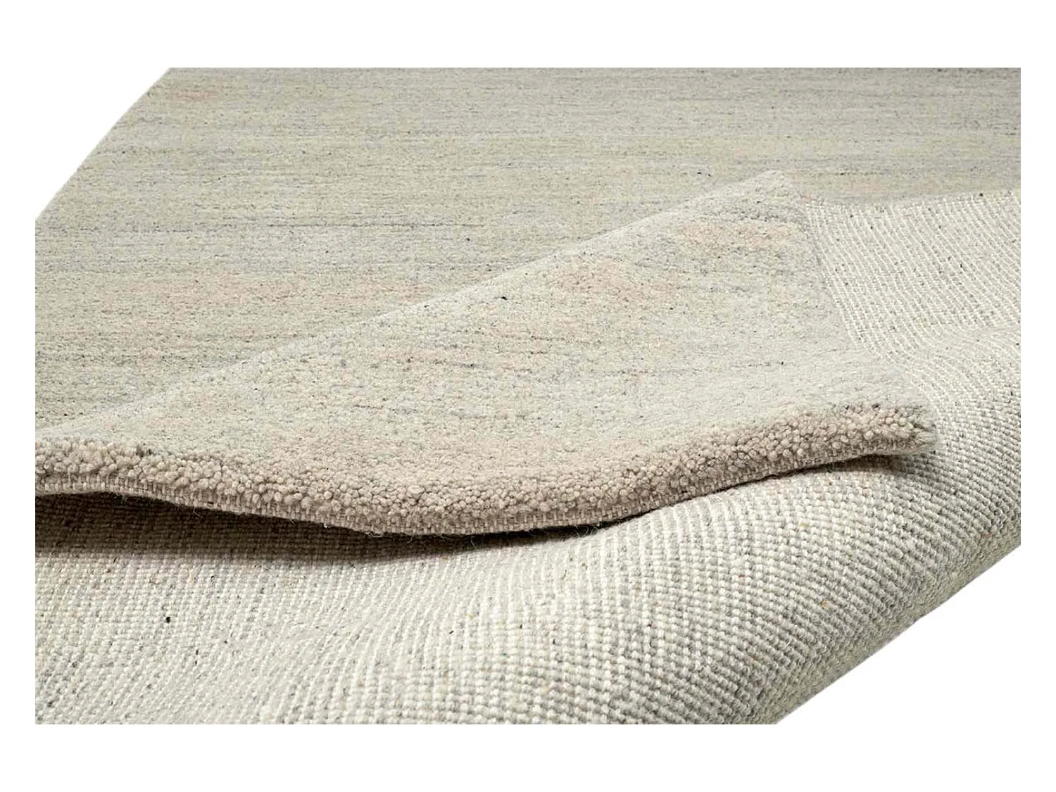 Handgeknüpfter Berberteppich aus Wolle 150x150 cm Sand Imaba Super