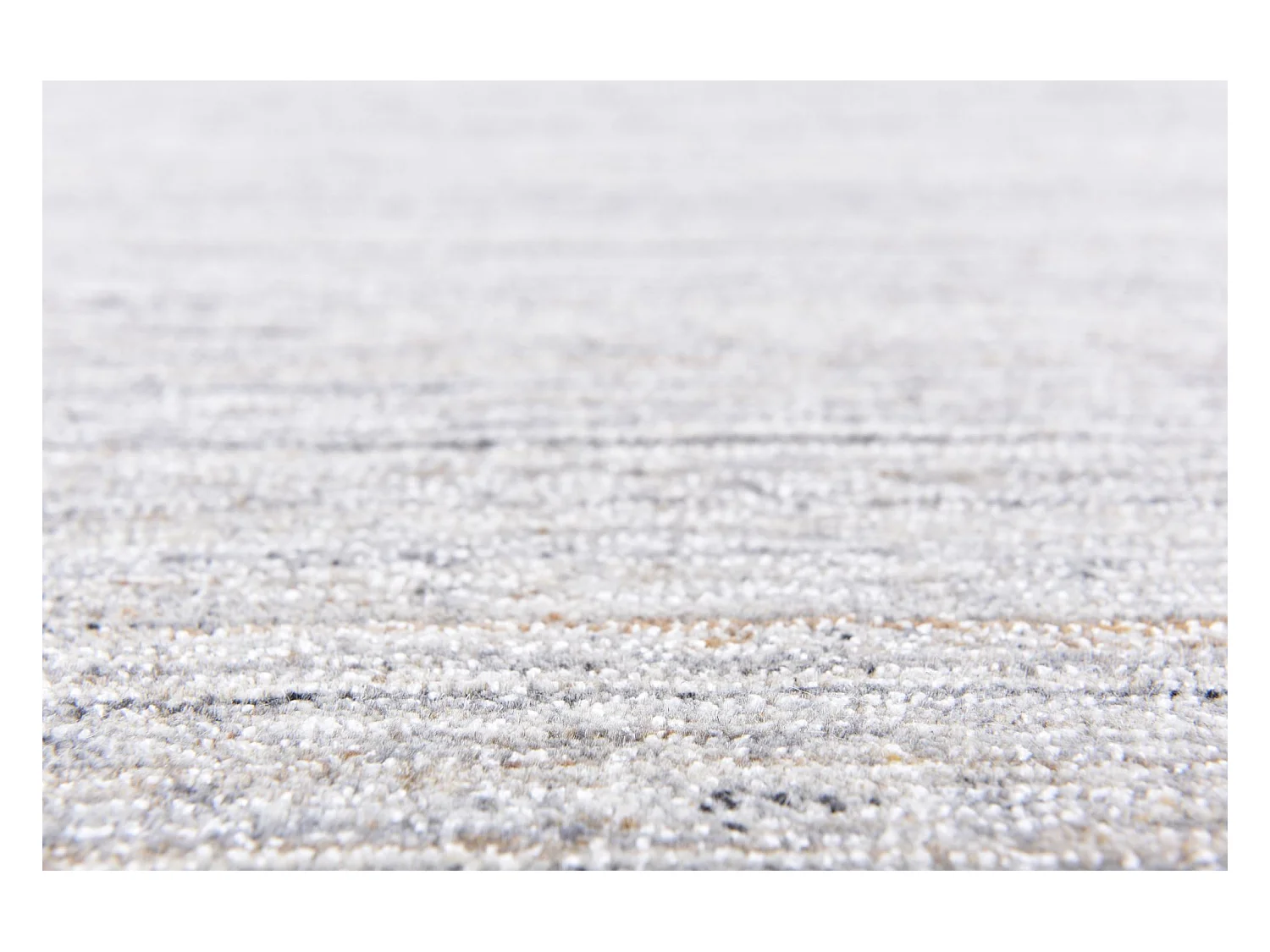 Handgeweven tapijt van wol en viscose 140x200 cm grijs Sandiego