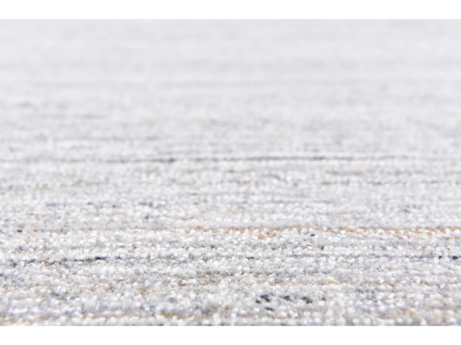 Handgeweven tapijt van wol en viscose 140x200 cm grijs Sandiego