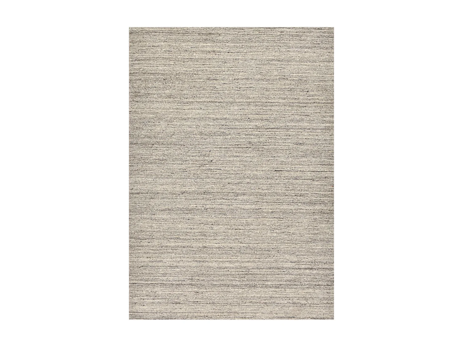 Tapis en laine UNI tissé à la main 70x140 cm gris Pure