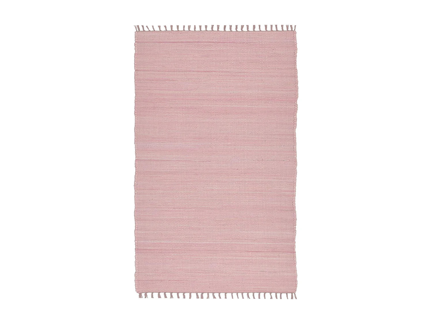 Baumwollteppich handgewebt und wendbar 160x230 cm Rose Happy Cotton