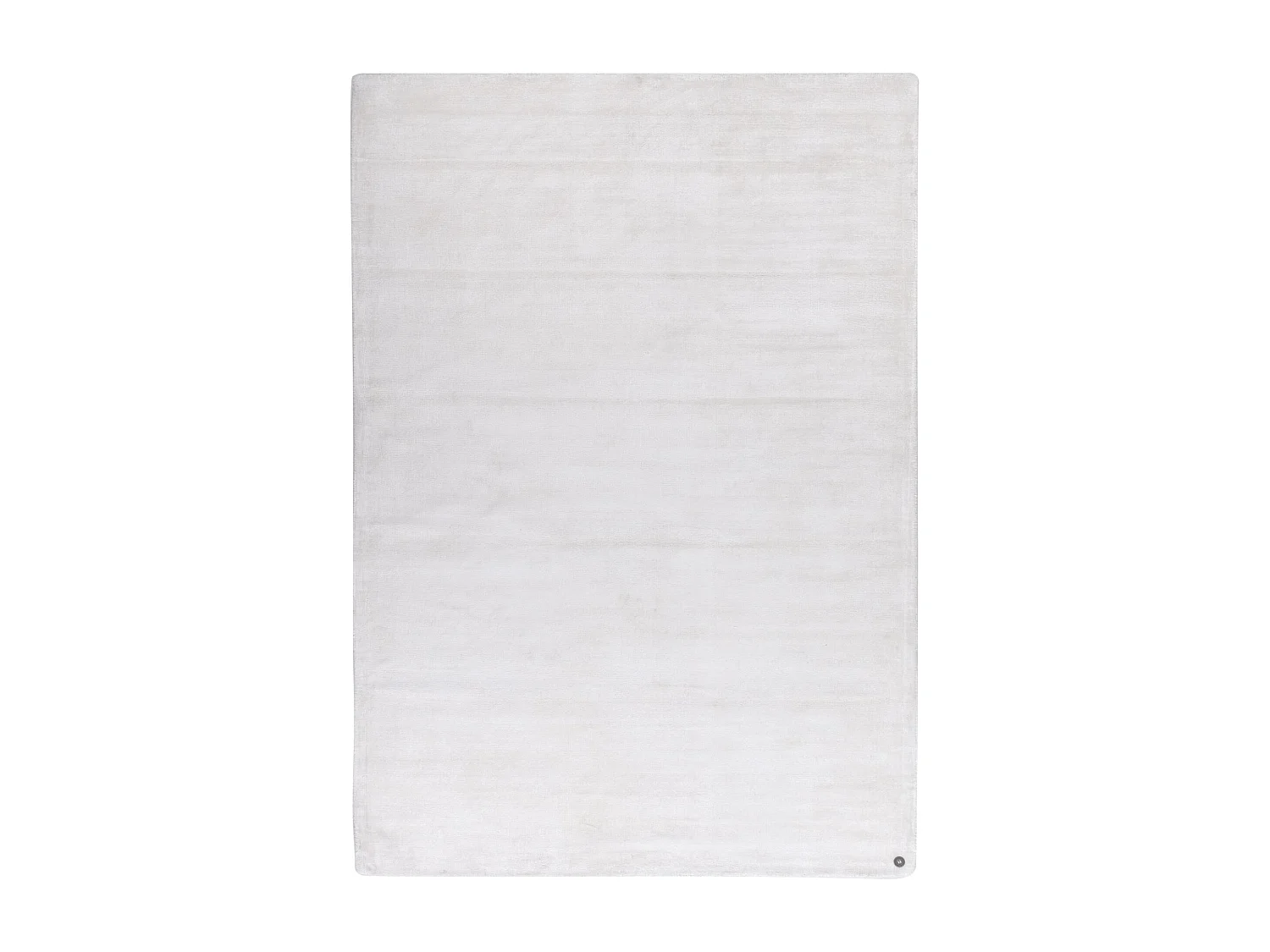 Handgeweven viscose tapijt 50x80 cm wit Shine