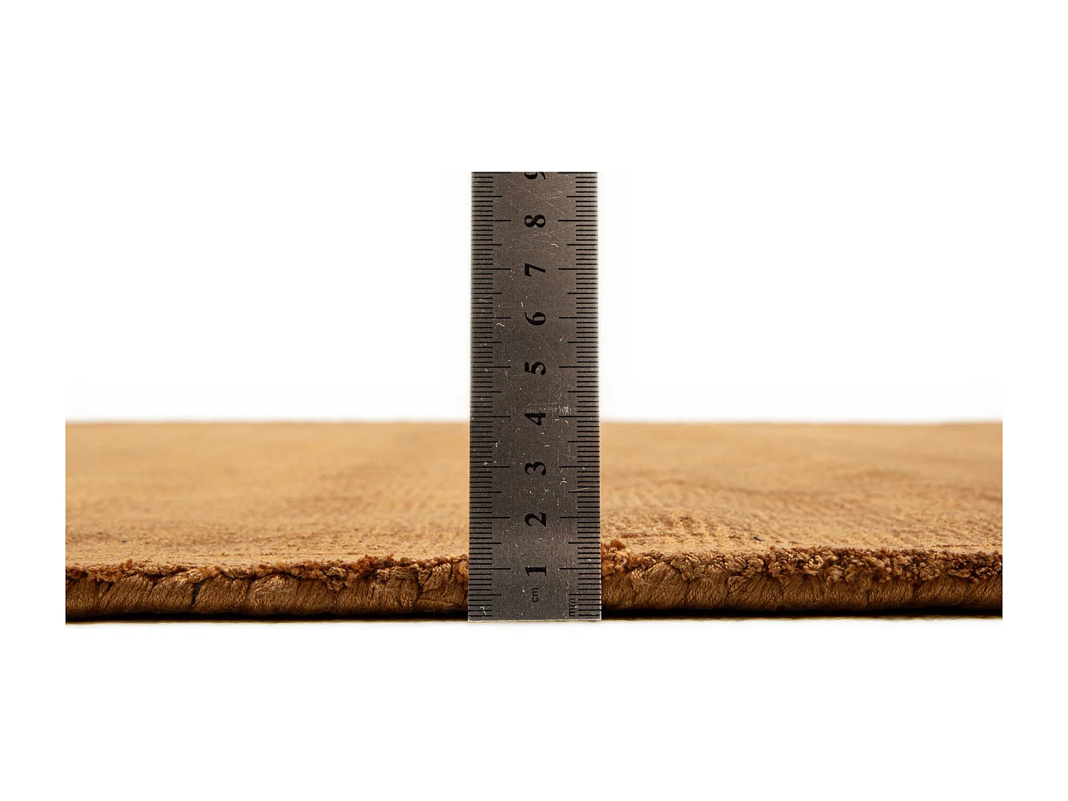 Tapis en viscose tissé à la main 190x290 cm ocre Shine