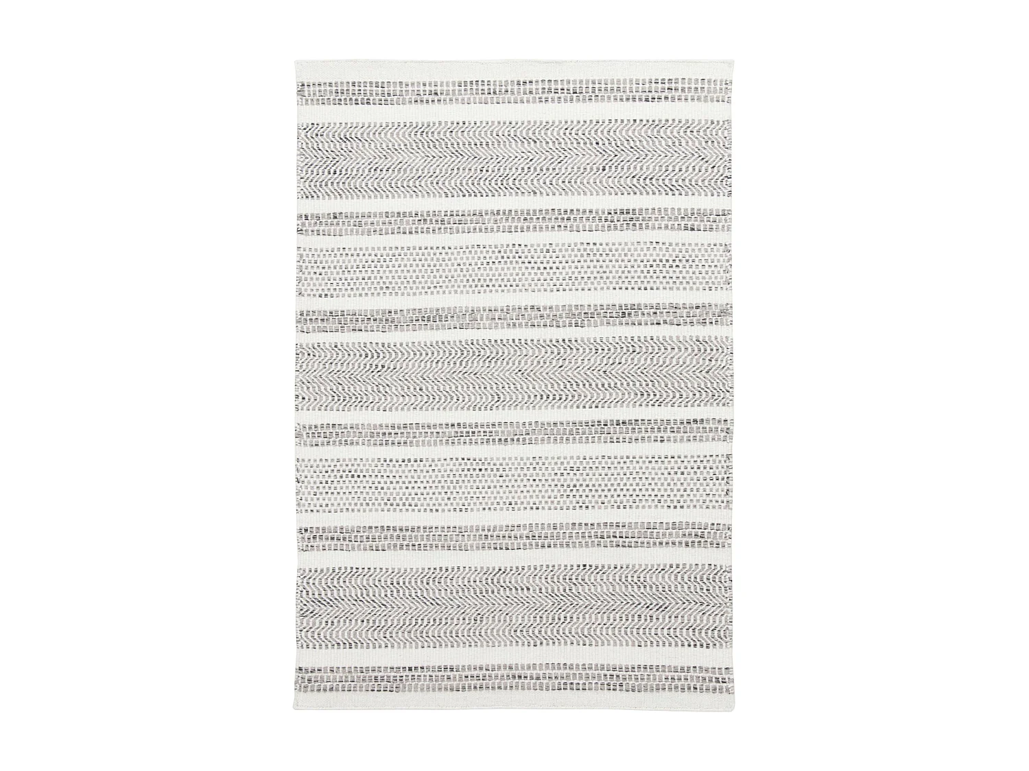 Tapis en laine de style scandinave 80x180 cm natural gris Trondheim