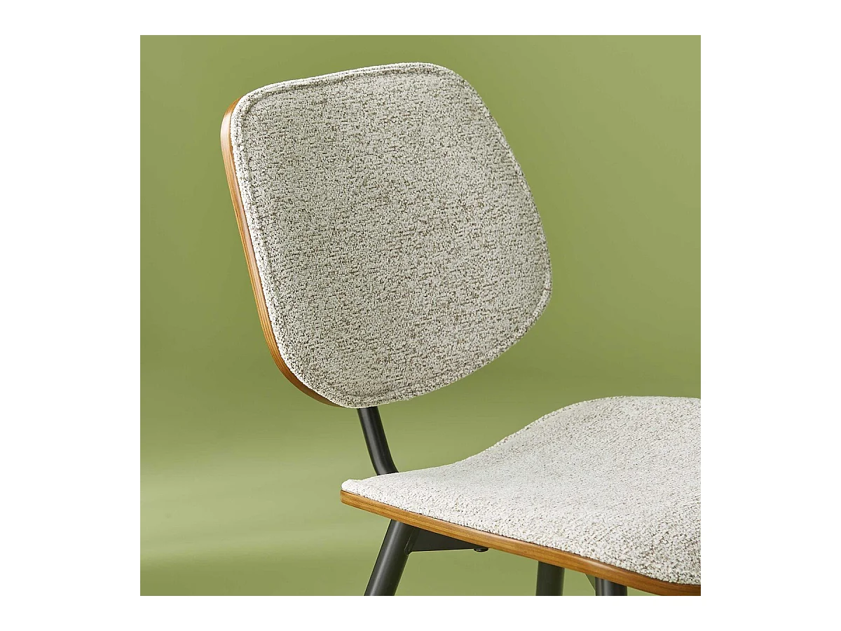 Lot de 2 chaises beige OLYMPIA