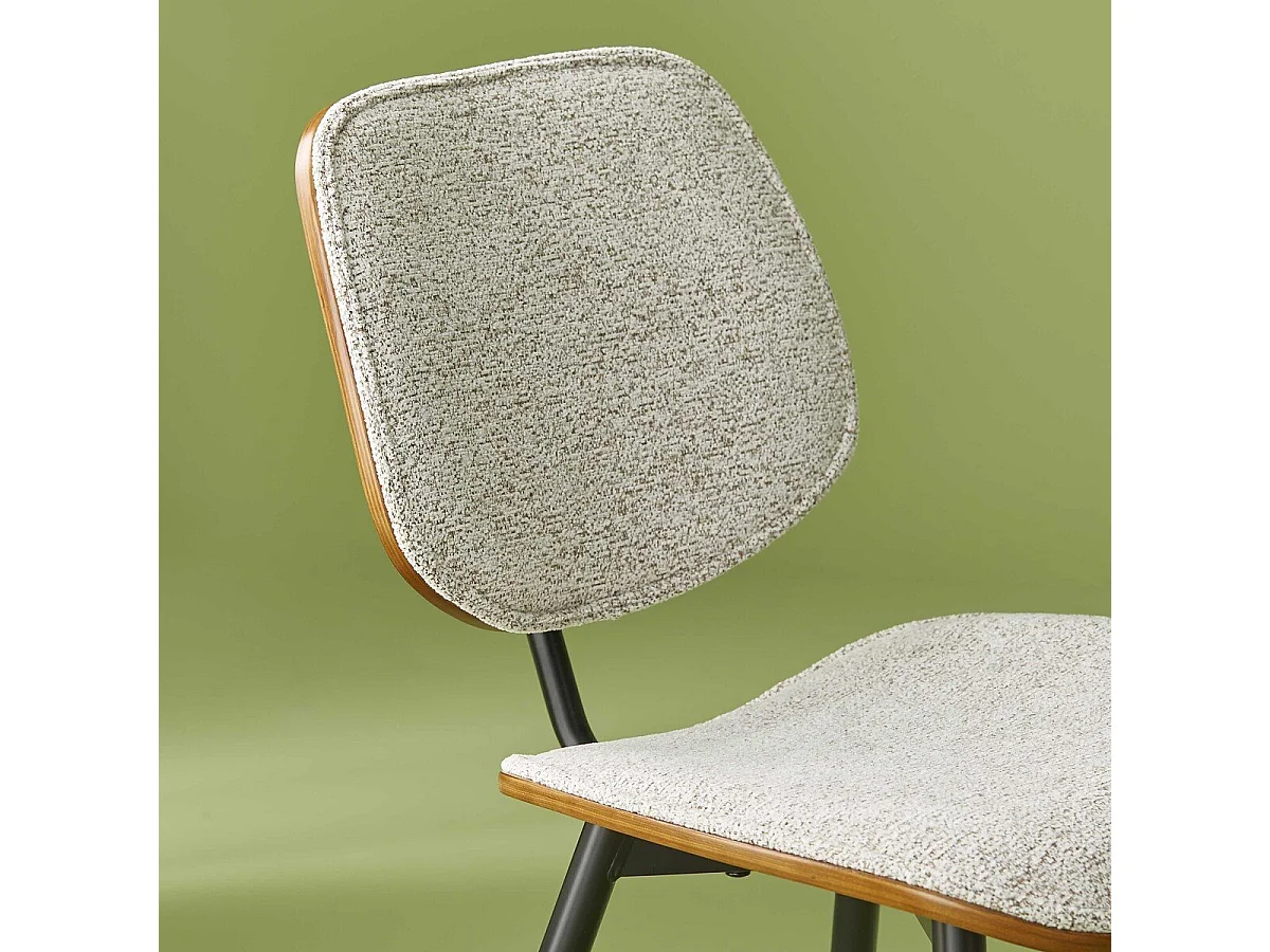 Set di 2 sedie beige OLYMPIA