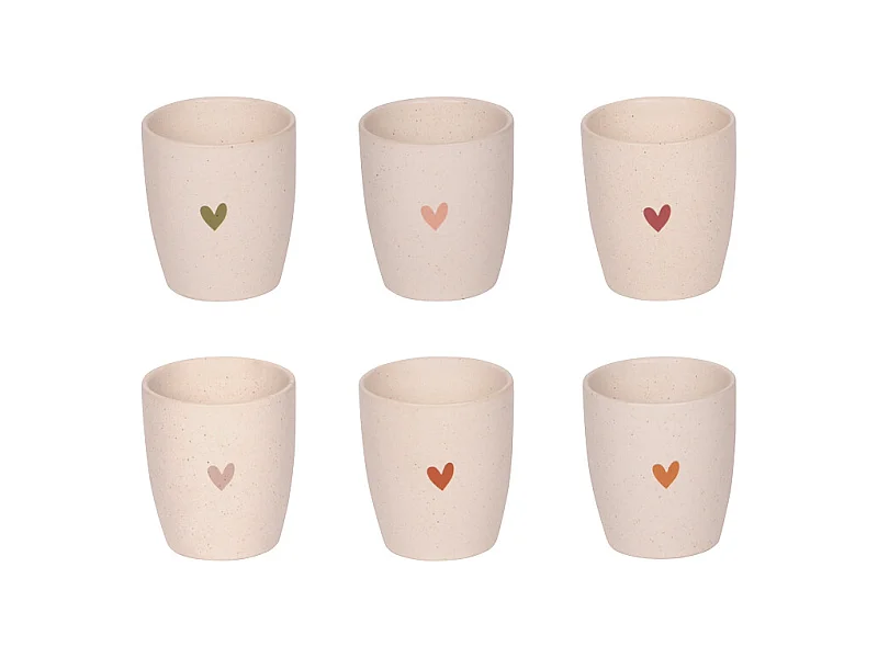 Coffret de 6 tasses Sangam 6,5 cm