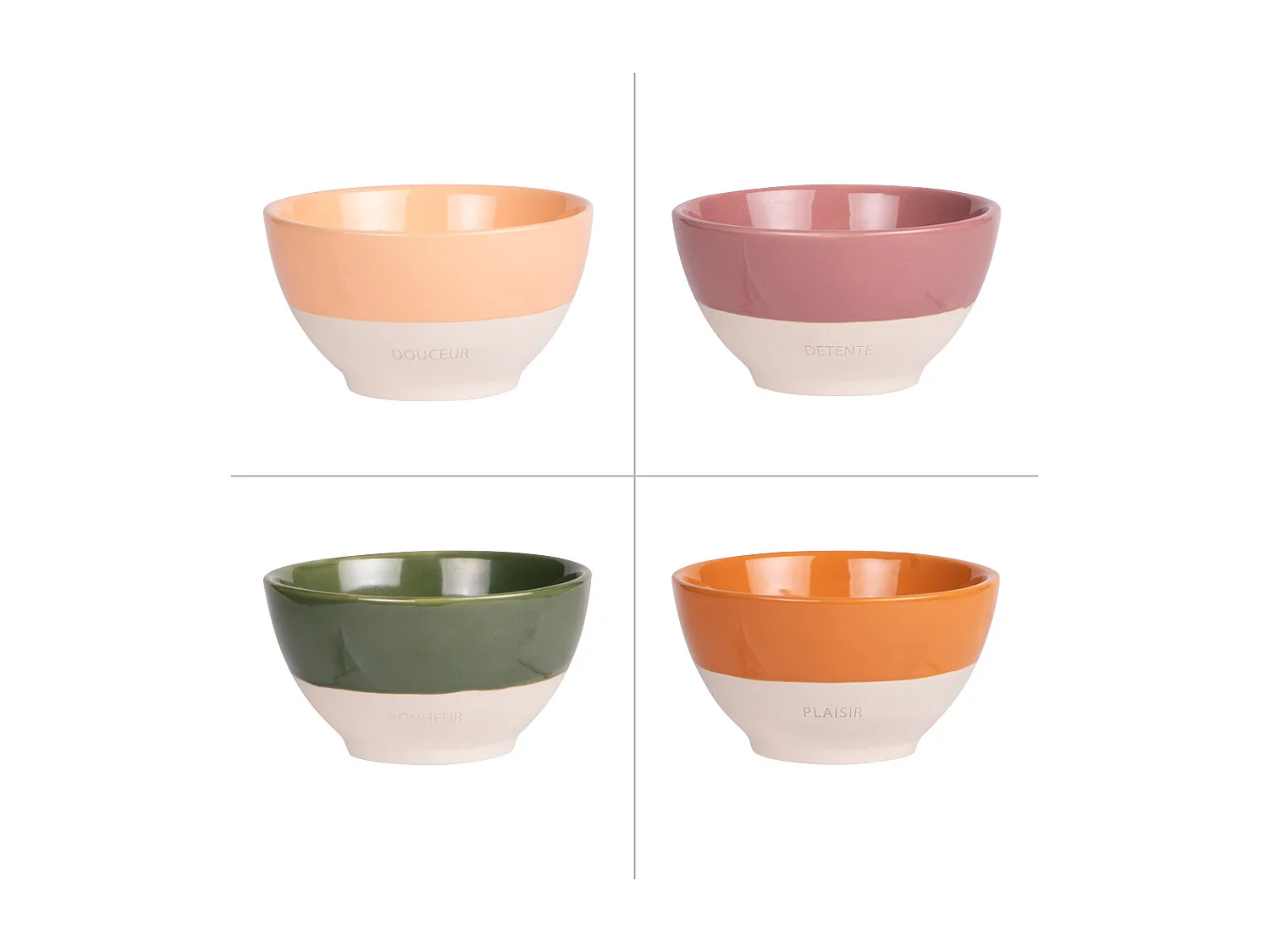 Bol Hawa 15 cm (lot de 4)