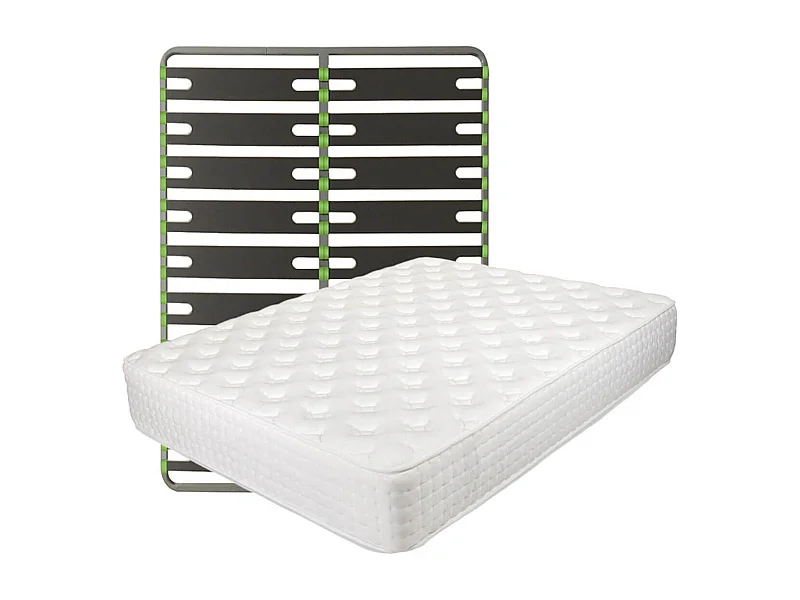 Pack Matelas ressorts ensachés + AltoSenso 140x190cm - KERZO
