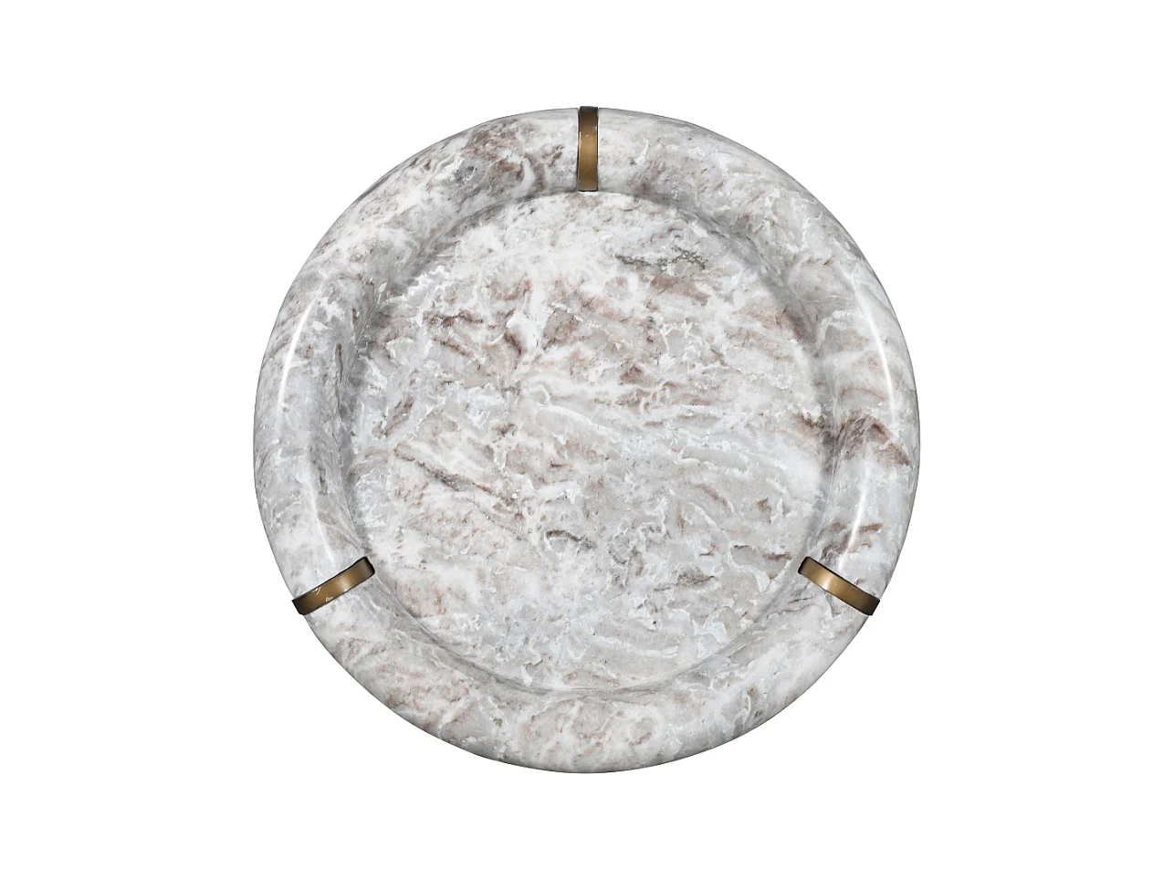 Petite table basse en marbre et métal PROSPER