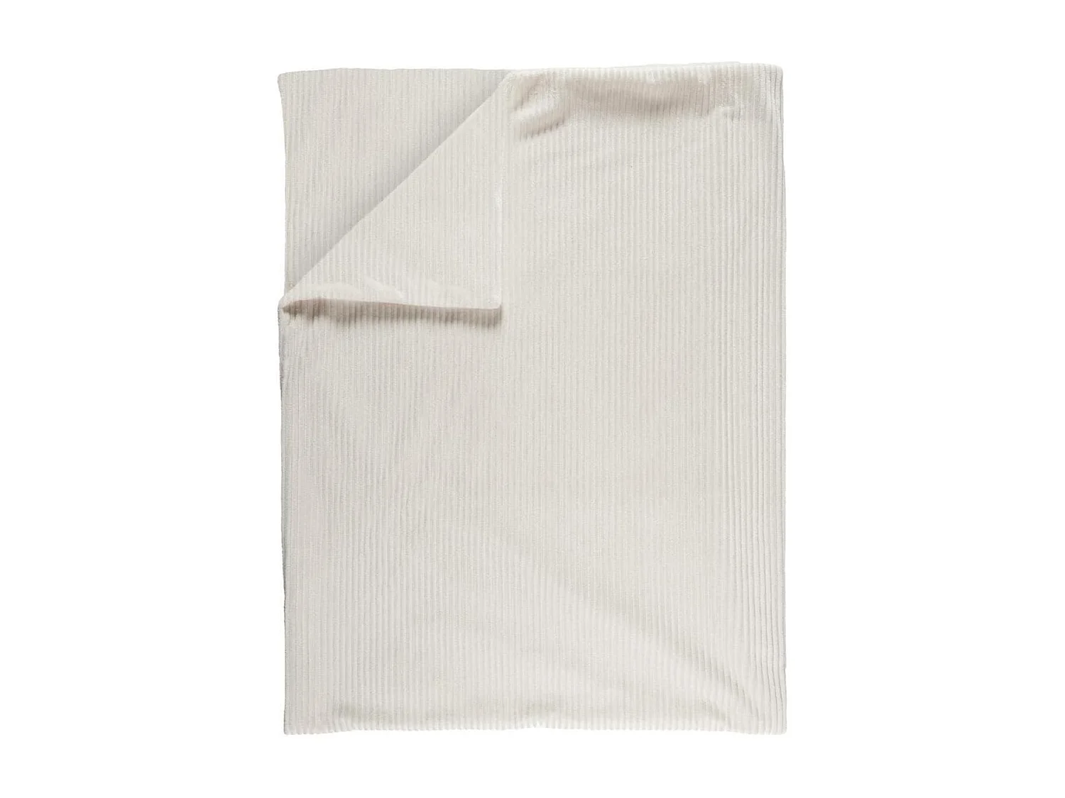 Plaid 120x150cm côtelée Flanelle, Confort Cosy et Style Intemporel - XIRIA