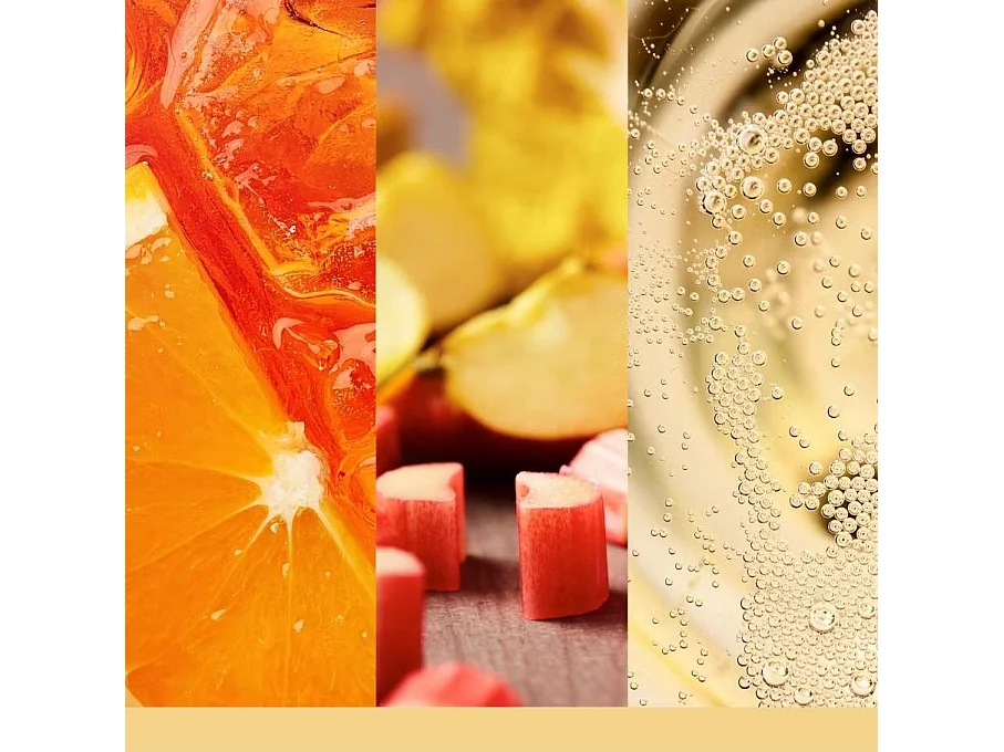 Grande bougie Spritz au bord des pistes