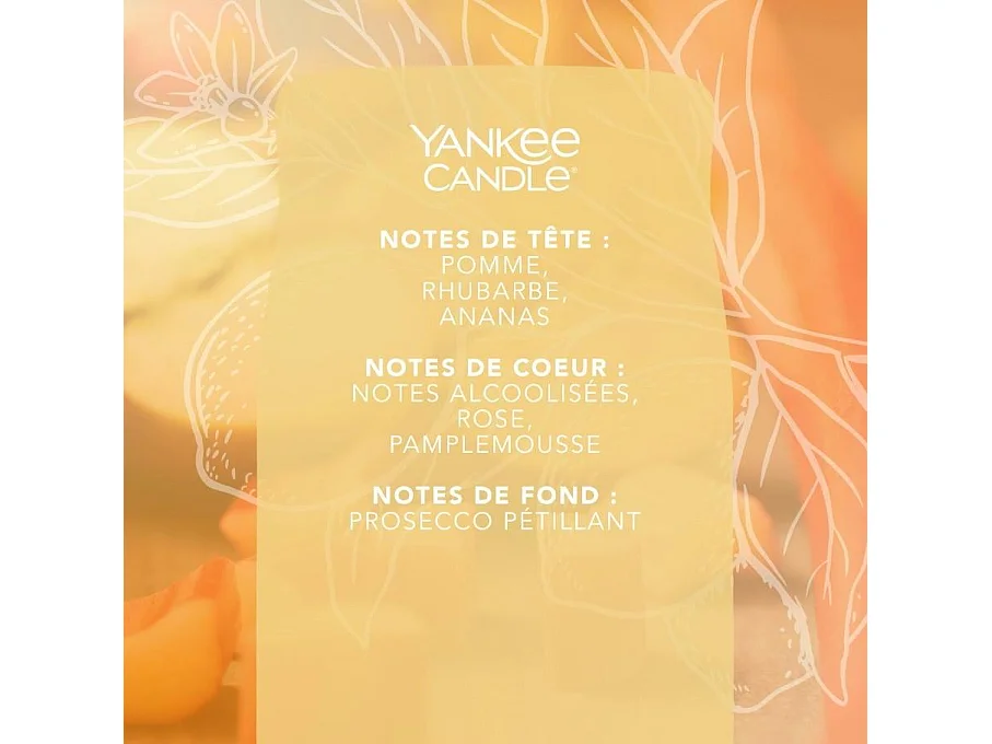 Grande bougie Spritz au bord des pistes