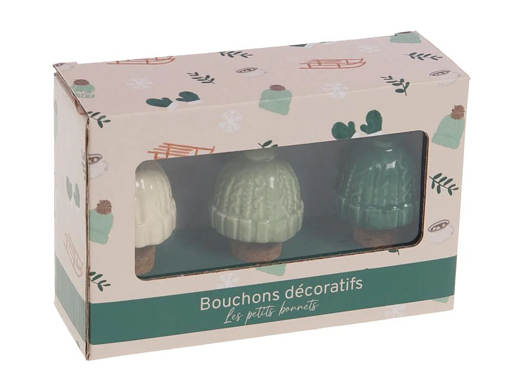 Coffret de 3 bouchons montagne