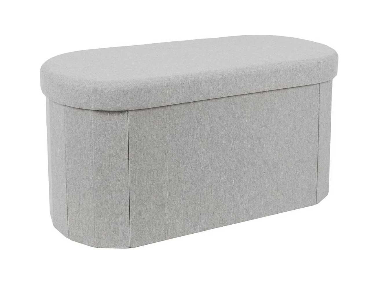 Coffre Banc Pliable Gris 76x38 cm - MITHIA