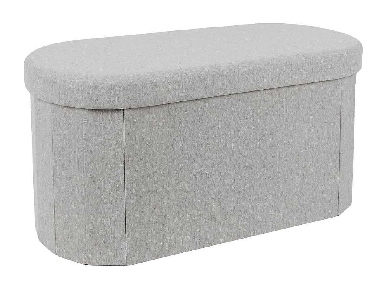 Coffre Banc Pliable Gris 76x38 cm - MITHIA