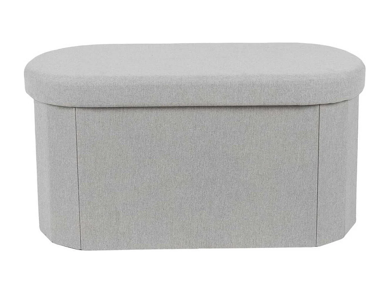 Coffre Banc Pliable Gris 76x38 cm - MITHIA