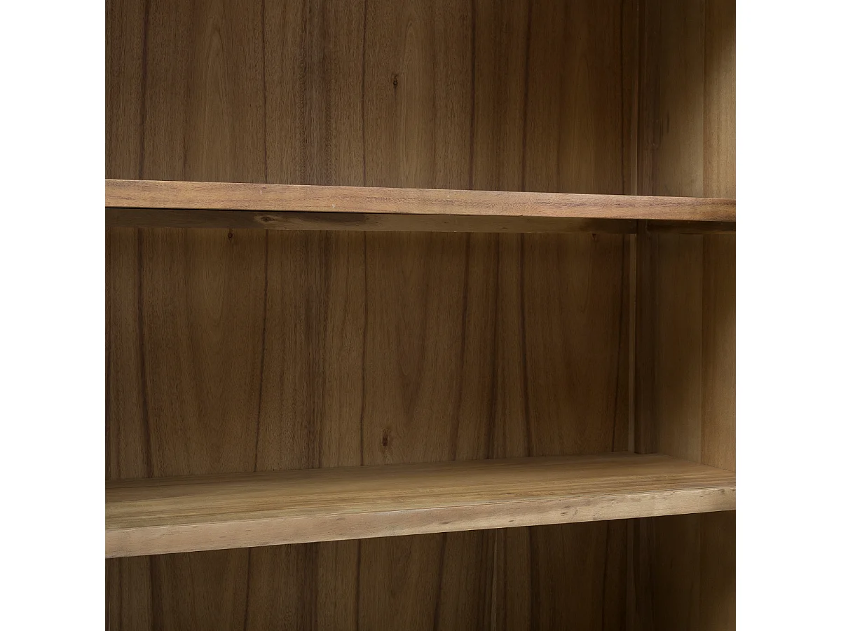 Duży, dwuczęściowy zestaw z litego drewna akacjowego FONTAINEBLEAU