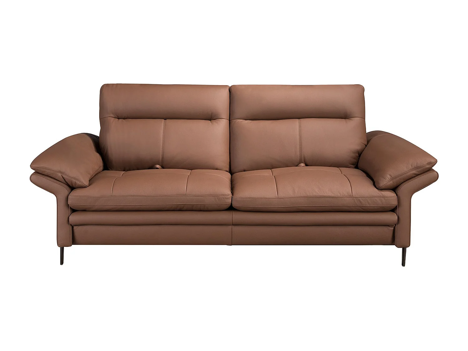 Bruin lederen 3-zitsbank 6241 ANGEL CERDA