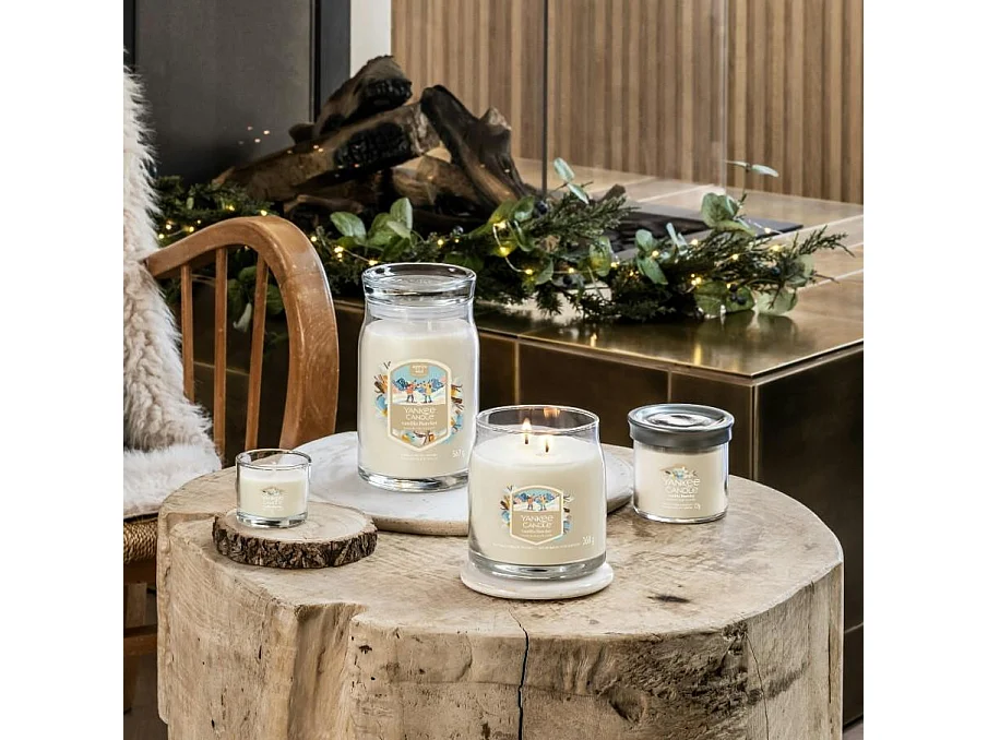 Moyenne bougie Averses de neige à la vanille