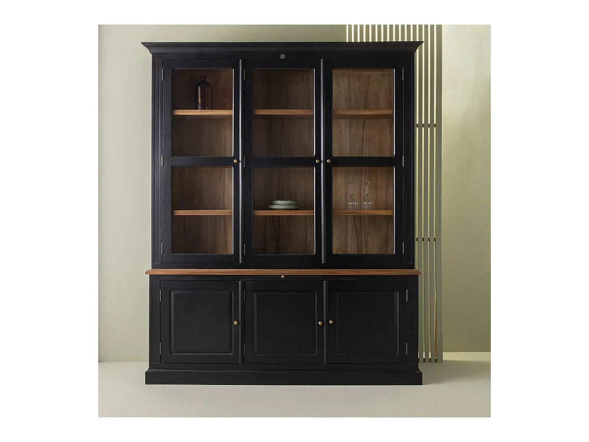 Buffetkast van massief acaciahout FONTAINEBLEAU