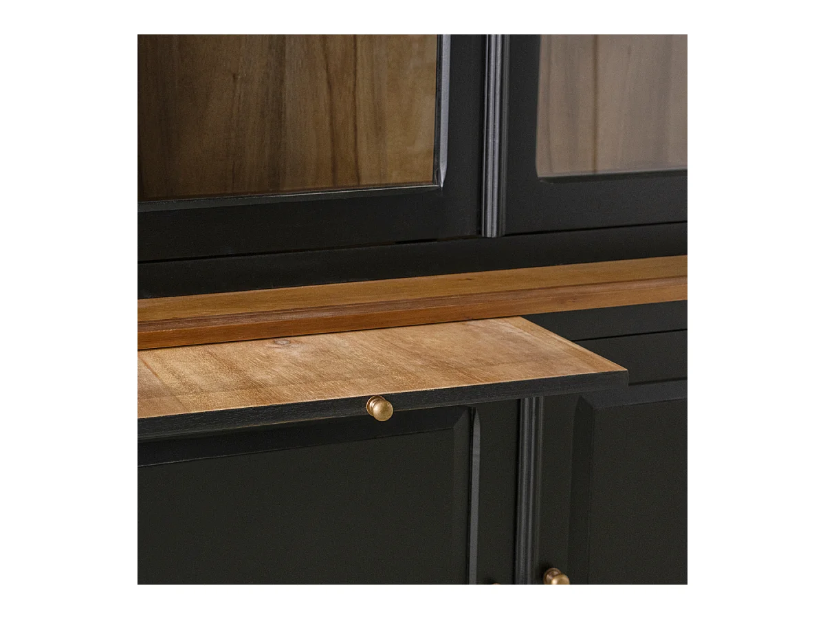 Buffetkast van massief acaciahout FONTAINEBLEAU