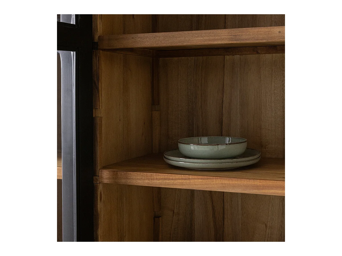 Buffetkast van massief acaciahout FONTAINEBLEAU