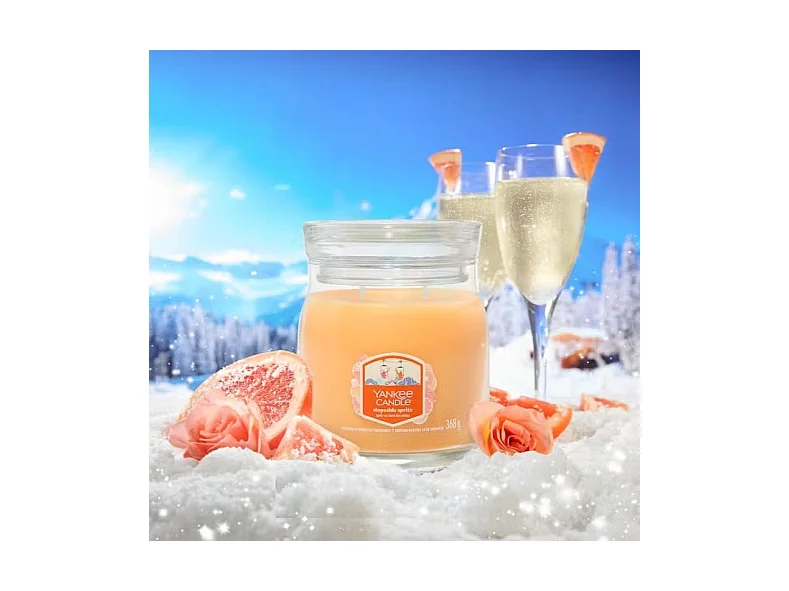 Moyenne bougie Spritz au bord des pistes